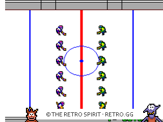 Game screenshot of Great Ice Hockey