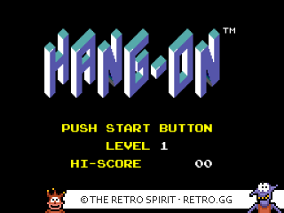 Game screenshot of Hang-On