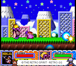 Game screenshot of Kirby Super Star