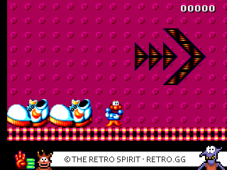 Game screenshot of James Pond 2: Codename RoboCod