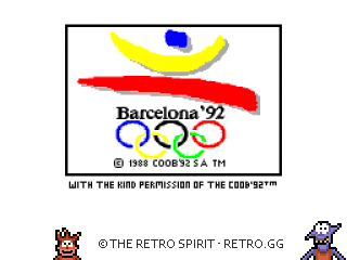 Game screenshot of Olympic Gold: Barcelona '92