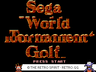 Game screenshot of Sega World Tournament Golf