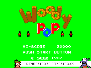 Game screenshot of Woody Pop - Shinjinrui no Block Kuzushi