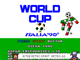 Game screenshot of World Cup Italia '90