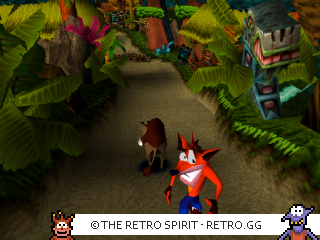 Game screenshot of Crash Bandicoot