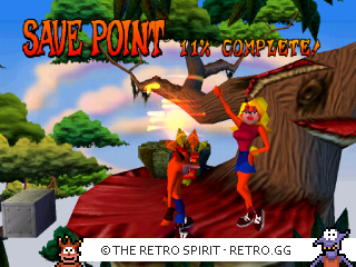 Game screenshot of Crash Bandicoot