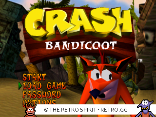 Game screenshot of Crash Bandicoot