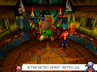 Game screenshot of Crash Bandicoot