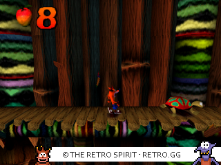 Game screenshot of Crash Bandicoot