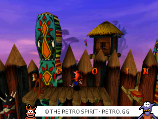 Game screenshot of Crash Bandicoot