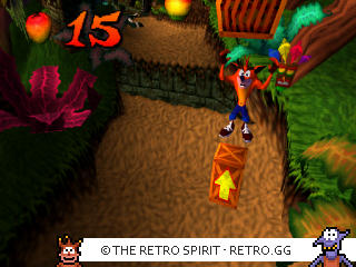 Game screenshot of Crash Bandicoot