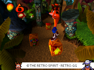 Game screenshot of Crash Bandicoot