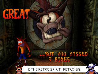 Game screenshot of Crash Bandicoot