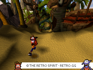 Game screenshot of Crash Bandicoot