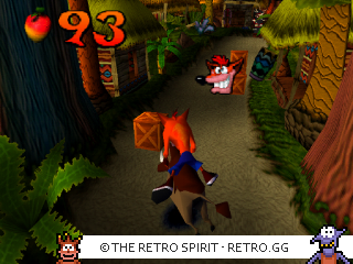 Game screenshot of Crash Bandicoot