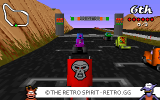 Game screenshot of Big Red Racing