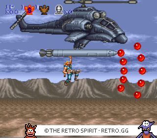 Game screenshot of Contra III: The Alien Wars