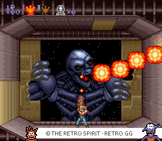 Game screenshot of Contra III: The Alien Wars