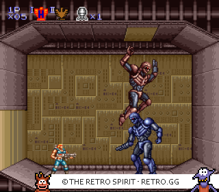 Game screenshot of Contra III: The Alien Wars