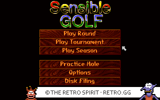 Game screenshot of Sensible Golf