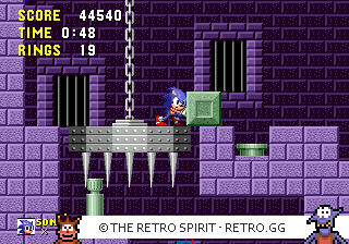 Game screenshot of Sonic the Hedgehog