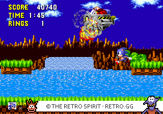 Game screenshot of Sonic the Hedgehog