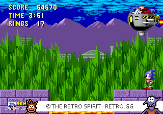 Game screenshot of Sonic the Hedgehog