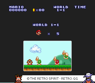 Game screenshot of Super Mario All-Stars