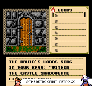 Game screenshot of Shadowgate