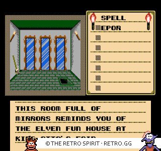 Game screenshot of Shadowgate