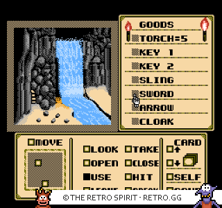 Game screenshot of Shadowgate