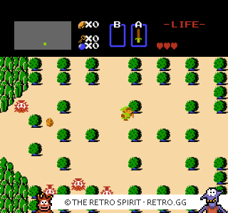 Game screenshot of The Legend of Zelda