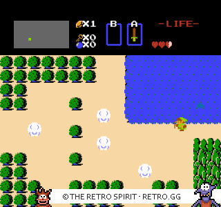 Game screenshot of The Legend of Zelda