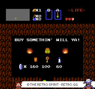 Game screenshot of The Legend of Zelda