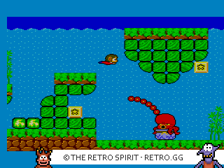 Game screenshot of Alex Kidd in Miracle World