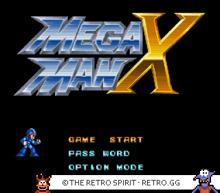 Game screenshot of Mega Man X