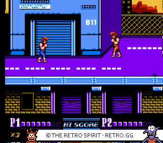 Game screenshot of Double Dragon II: The Revenge