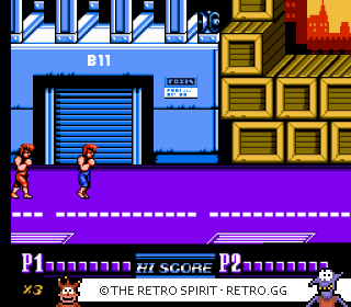 Game screenshot of Double Dragon II: The Revenge