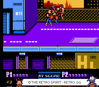 Game screenshot of Double Dragon II: The Revenge