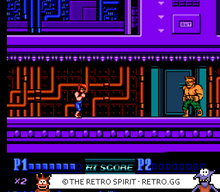 Game screenshot of Double Dragon II: The Revenge