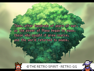 Game screenshot of Legend of Mana