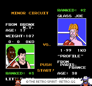 Game screenshot of Mike Tyson's Punch-Out!!