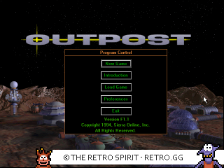 Game screenshot of Outpost