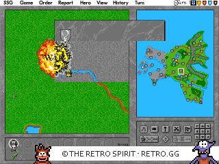 Game screenshot of Warlords 2