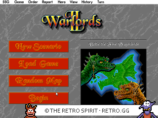 Game screenshot of Warlords 2