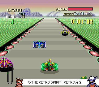 Game screenshot of F-Zero