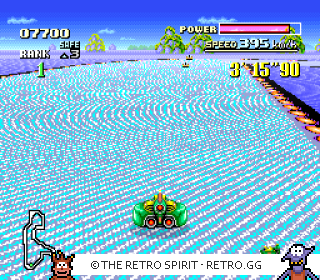 Game screenshot of F-Zero