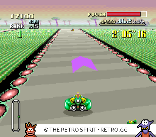 Game screenshot of F-Zero