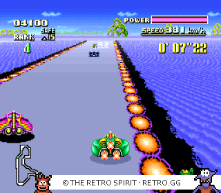 Game screenshot of F-Zero