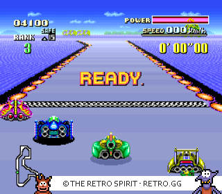 Game screenshot of F-Zero